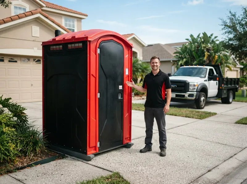 Deluxe Flushable Portable Toilet Rental in Orlando, FL